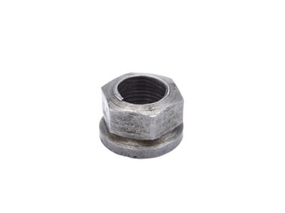 16mm Hex Steel Plain Nut - 11mm x 1.25 Pitch